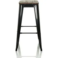 HJH Office Barhocker VANTAGGIO HIGH WS / Schwarz