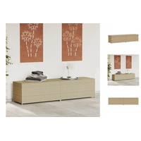 VidaXL Gartentruhe Beige 469L Poly Rattan
