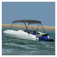 VidaXL 3-Bow Bimini Top Anthrazit 183x160x137 cm