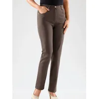 Witt Bequeme Jeans Jeans braun|weiß Innenbeinlänge ca. 72 cm
