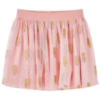 VidaXL Kinderrock mit Tüll Hellrosa 92
