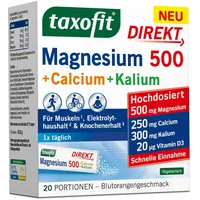 Klosterfrau taxofit Magnesium 500 + Calcium + Kalium Direkt