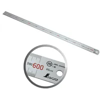 FAMEX Shinwa 13021 Lineal aus Edelstahl 60 cm -