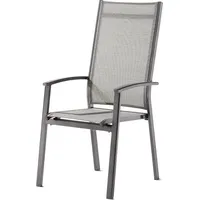 Sieger Lima Stapelsessel Hoch Aluminium/Textilux - Graphit