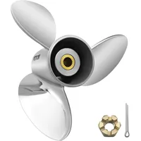 Vevor 3860709 Außenbordpropeller, Bootspropeller, 3 Blätter, 14,5" Durchmesser x