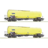 Roco H0 2er-Set Kesselwagen GATX Gelbe Lackierung