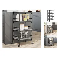 VidaXL Küchenwagen Grau Sonoma 45x35x89,5 cm Holzwerkstoff