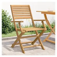 VidaXL Gartenstühle 2 Stk. Klappbar 54,5x61,5x86,5cm Massivholz Akazie