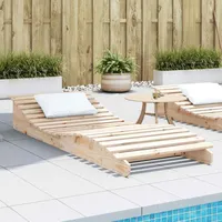 VidaXL Sonnenliege 205x80x31,5 cm Massivholz Kiefer