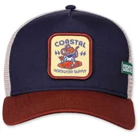 Coastal - Headwear Supply (Navy/Wood) - Trucker Cap Meshcap