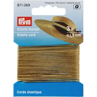 Prym Elastic-Kordel, 1,5 mm, 3 m, goldfarbig, 80% ED