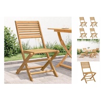 VidaXL Gartenstühle 48,5 x 61,5 x 87 cm braun