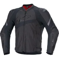 Alpinestars T-GP Plus R V4 Textiljacke - Schwarz/Schwarz /