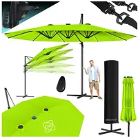 Kesser KESSER® Sonnenschirm Doppelsonnenschirm 4,6m x 2,7m Ampelschirm Abdeckung