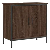 VidaXL Waschbeckenunterschrank Braun Eichen-Optik 60x30x60 cm