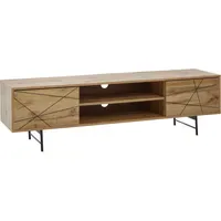 FineBuy TV-Board Lowboard 160x40x45 cm Braun Holz