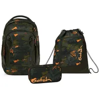 Satch Match Schulrucksack Set 3tlg. inkl. Schlamperbox u. Sportbeutel