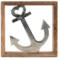 DESIGN DELIGHTS Wandbild, Silber, Metall, 2x20x2 cm, Dekoration, Skulpturen