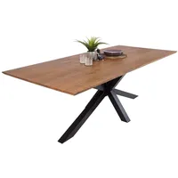 Sam möbel gmbh Esstisch 200x100cm Akazie massiv nussbaumfarben schweizer