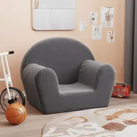 VidaXL Kindersofa Anthrazit Weich Plüsch