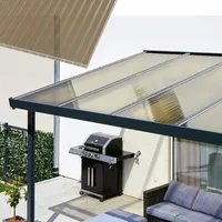 Gutta Terrassendachsystem Premium weiß/anthrazit 611 x 406 cm Acryl