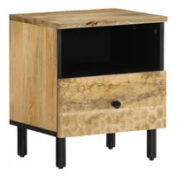 VidaXL Nachttisch 40x33x46 cm Massivholz Mango