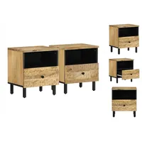 VidaXL Nachttische 2 Stk. 40x33x46 cm Massivholz Mango
