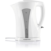 GOURMETmaxx Wasserkocher 1,7 l 2200W weiß/grau