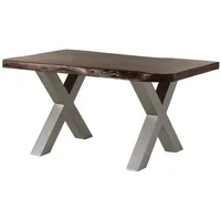 Massivmoebel24 Baumtisch Akazie 160 x 90 x 77 cm