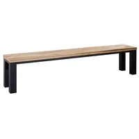 Massivmoebel24 Bank Villanders #123), Sitzbank Holzbank Küchenbank Wildeiche natur