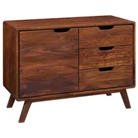 Massivmoebel24 Kommode Sheesham 90x40x65 walnuss lackiert MALMÖ 2 104