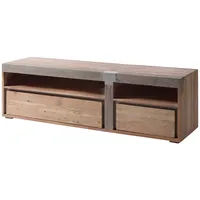 Massivmoebel24 TV-Board Akazie 180x48x55 beige lackiert Amsterdam #125