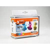 Pure Ink EPT0715MP4 CMYK Druckerpatrone