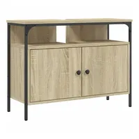 VidaXL Waschbeckenunterschrank Sonoma-Eiche 80x30x60 cm Holzwerkstoff
