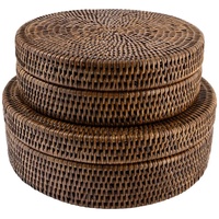 GREENGATE Box rund brown Set2