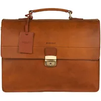 Burkely Aktentasche Vintage Dean Briefcase 3-Compartments Cognac