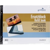 Goldbuch Ersatzblock 38x30 30 Seiten schw.+ Schrauben 83077
