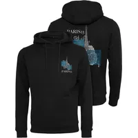Mister Tee Paris Kapuzenpullover Black XL