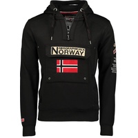 Geographical Norway Hoodie in Schwarz | Gr.: L