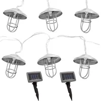ETC Shop LED Solar Lichterkette Aussen Solarlampe Garten Dekoration