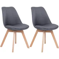 Beliani Esszimmerstuhl 2er Set DAKOTA II