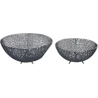 Beliani Dekoschale 2er Set KRUKUT