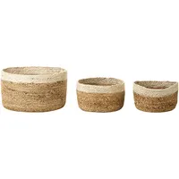 Beliani Beliani, Aufbewahrungskorb, Tajori (3 x, 24, 36 cm)
