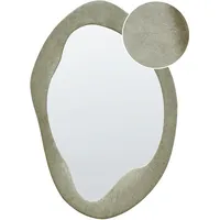 Beliani Wandspiegel Grün, Freiform, 59x90x2 cm