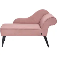 Beliani Chaiselongue rosa