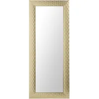 Beliani Wandspiegel Gold Rechteckig, 50x130x3 cm