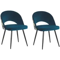 Beliani Esszimmerstuhl 2er Set VIVIAN