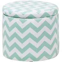 Beliani Pouf, Grün, Textil, 1-Sitzer, Rund, 35x30x35 cm TUNICA