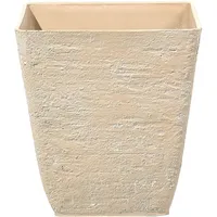Beliani Blumentopf Beige 39 x 39 x 43 cm