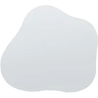 Beliani Wandspiegel Silber 50 x 55 cm BAGNEUX